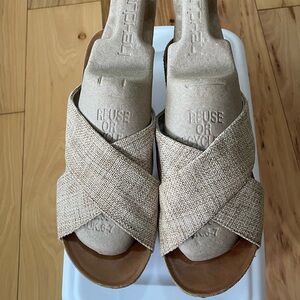 Chocolat Blu Melissa2 Platform Heel Sandal-Sz 7.5